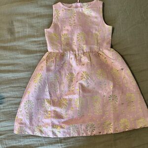 Girls J.Crew Dress with gold Appliqué